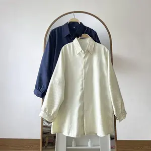 AKAVI - YECCA SALUR BUGATTI SUPER JUMBO KEMEJA BIGSIZE ATASAN OVERSIZE LD 120 130 140 150 (400gr)