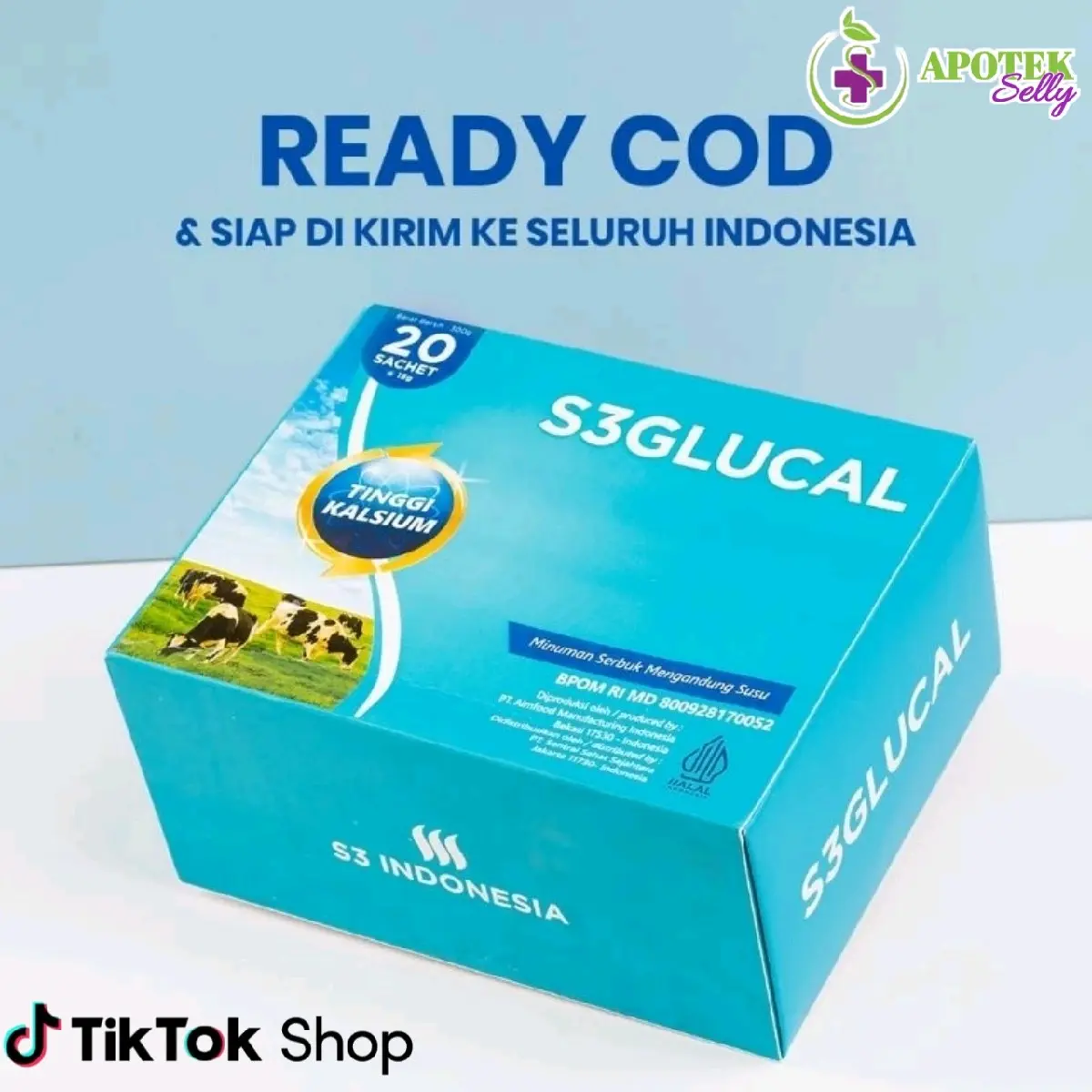 S3 GLUCAL ORIGINAL S3GLUCAL 1 BOX 20 SACHET