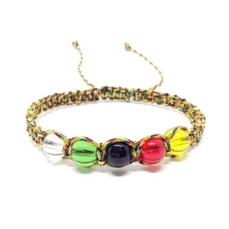  Vòng tay chỉ ngũ sắc mix đá phong thuỷ ngũ hành 