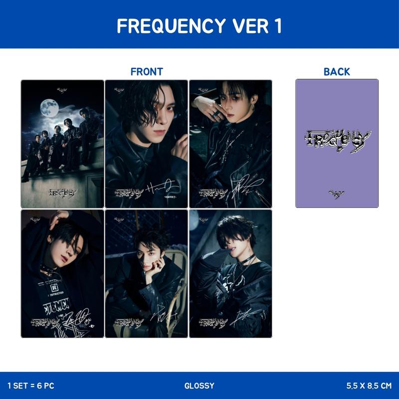 PHOTOCARD WAYV FREQUENCY 2SISI (ISI 6 PCS + LAMINASI 2 SISI) TANDA TANGAN TTD KPOP CARDS IDOL KOREA PREMIUM MURAH UNOFFICIAL KUN TEN WINWIN LUCAS XIAOJUN HENDERY YANGYANG READY STOCK ! 5