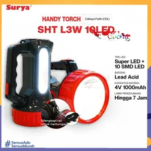 SENTER SERBAGUNA SURYA SHT 10LED+3W