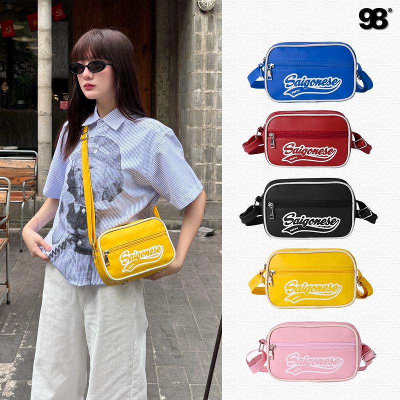 [ Deal mở bán ] Túi đeo chéo mini Saigonese Brick 98stu local brand da PU cao cấp