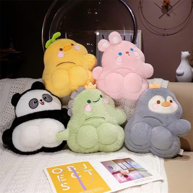 Nhà Cam Bộ chăn gối văn phòng gấu bông kèm mền Mẫu Thú Dễ Thương 2 trong 1 gối chăn 3 trong 1 gối chăn ủ tay siêu tiện lợi chăn trong gấu