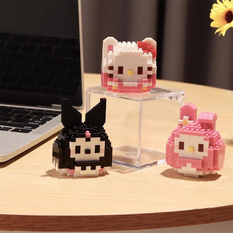 Susun Mini Karakter Kartun Building Block 3D Puzzle Nano Block Edukasi Anak Hadiah Mainan Balok Blok Toys Hadiah Dekorasi Desktop 1