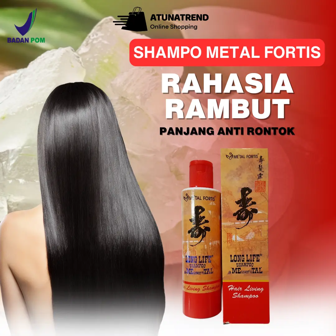 Shampo Penumbuh Rambut Cepat Panjang Shampo Metal Pemanjang Rambut Sampo Metal Pelurus Rambut