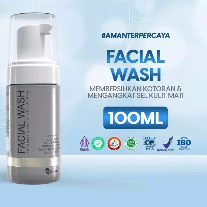 MS GLOW FACIAL Semua Jenis Kulit - CUCI MUKA - CLEANSER - PEMBERSIH WAJAH 3