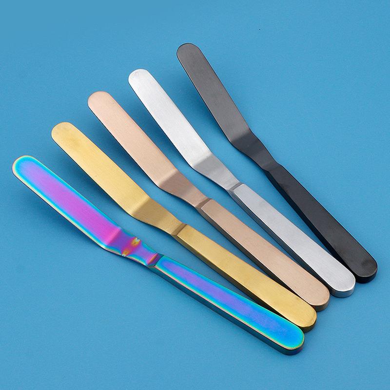 Product Introduction of Stainless Steel Cake Icing Spatula, Offset Spatulas Butter Spreader-Baking Tools Bakeware Smooth 0