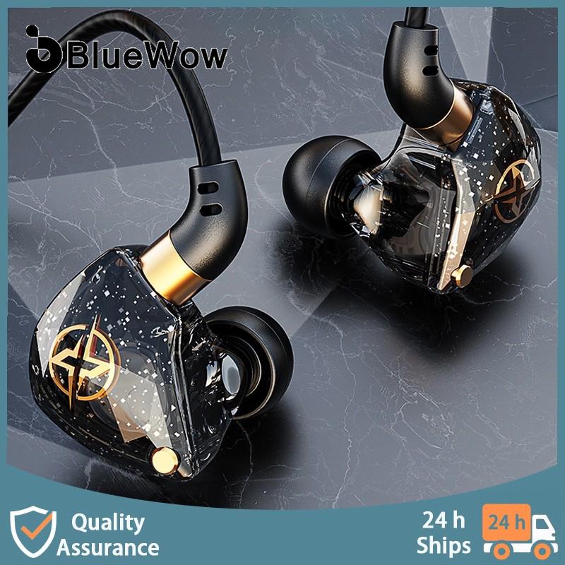 BlueWow - Tai Nghe Nhét Tai Có Dây X6 3.5Mm Âm Trầm Sâu Động Có Mic Âm Thanh Nổi Tai Nghe 3.5Mm Loại C Mới