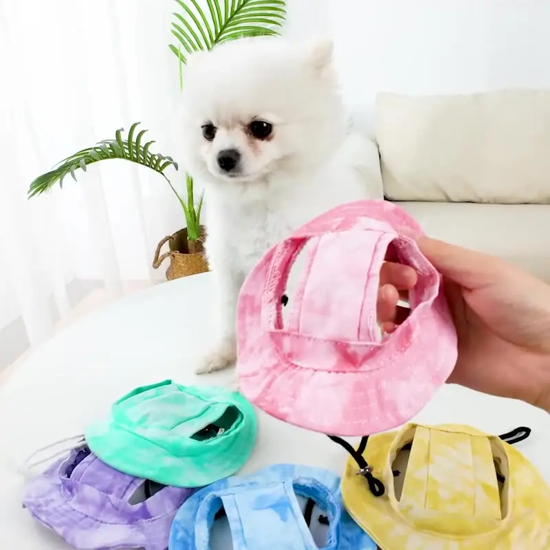 songkok for cats, Cat sunshade, anti pinch hat, exposed ears, adjustable rope buckle