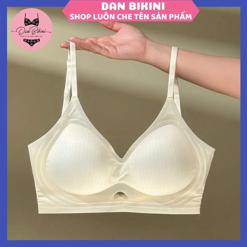 Áo Lót Nữ không gọng nâng V1-Áo Bra Nữ Đúc Su Đệm Dày Thoáng Khí Chống Xệ Dây Lưng Mỏng Nhẹ Không Lộ Mẫu AL105