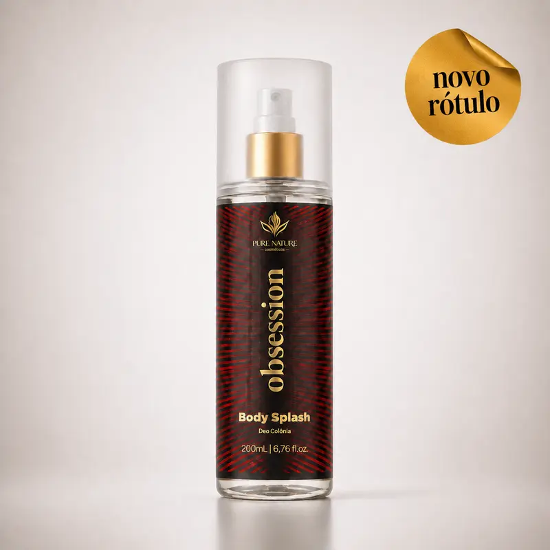 Body Splash Obsession 200ml - Desodorante Colônia 200ml Inspiração Longa Duração - Pure Nature