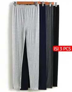 legging 50 dapat 3 | legging panjang wanita dewasa bahan kaos standar dan jumbo