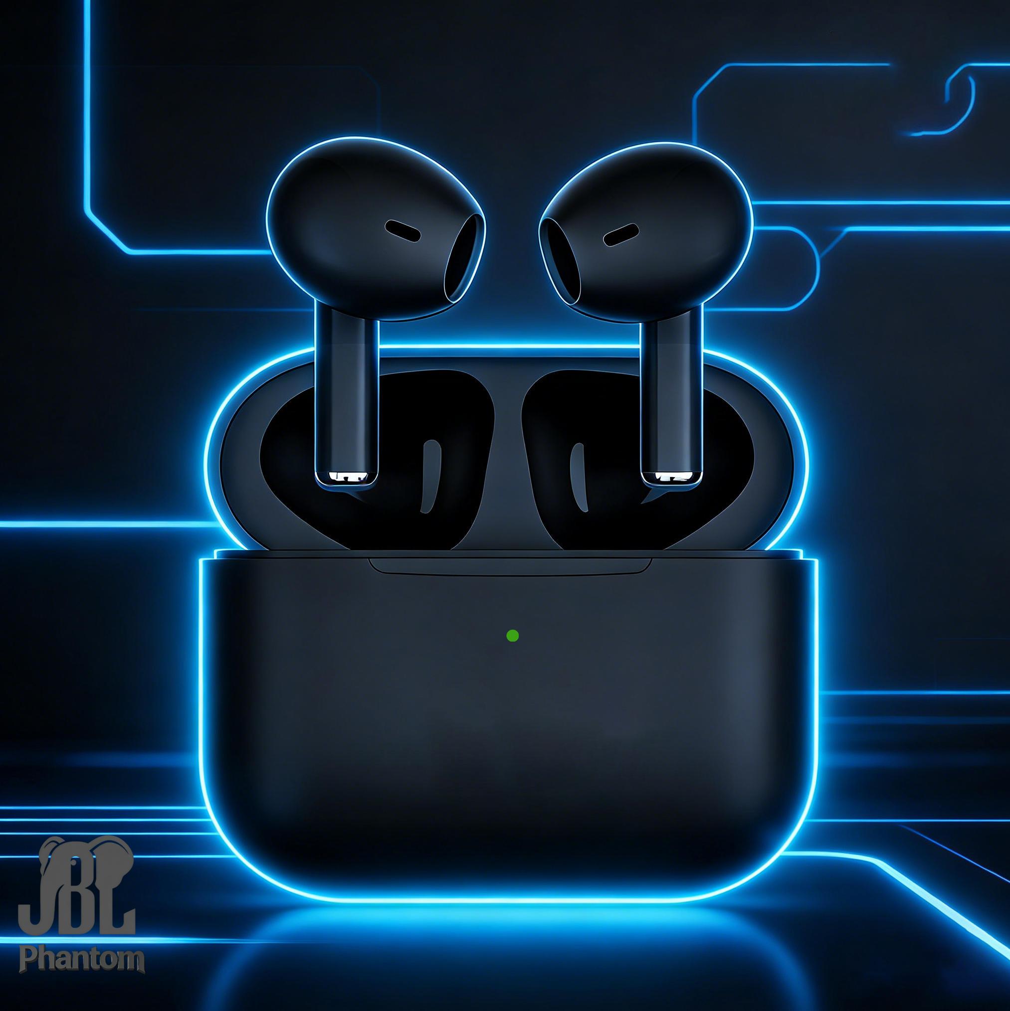 2026 EMBEDRONE PHANTOM KY-4 Earphone Nirkabel, Anti Air Dalam, Baterai Tahan Lama, TWS, Bass Kuat, Surround 3D, Peredam Suara Cerdas, Gaming, Panggilan, Musik, Olahraga, Earphone Bluetooth Nirkabel