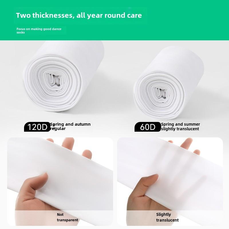Product Introduction of Hight Quality Girls Ballet Tight Socks Dance Socks Pantyhose Girls Exam Practice White Bottoming Socks 7