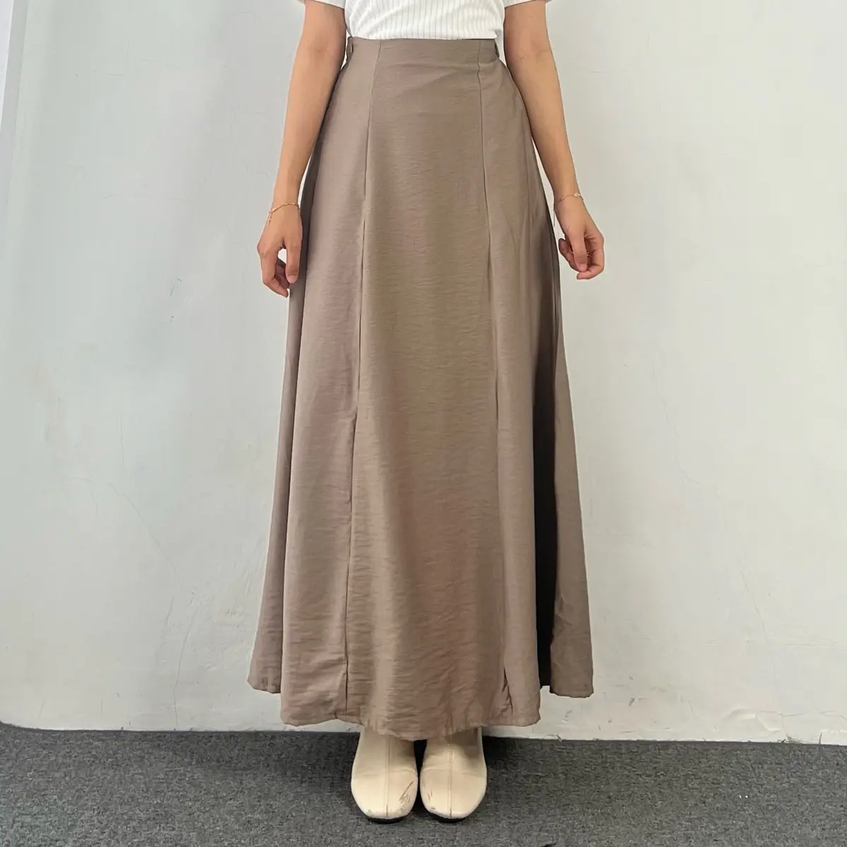Freya Skirt - Basic Linen Skirt - Rok Panjang Wanita - Rok Linen