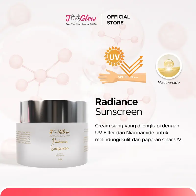 J-GLOW - Paket Radiance Super Whitening Perawatan Pencerah Muka - 5pcs 5
