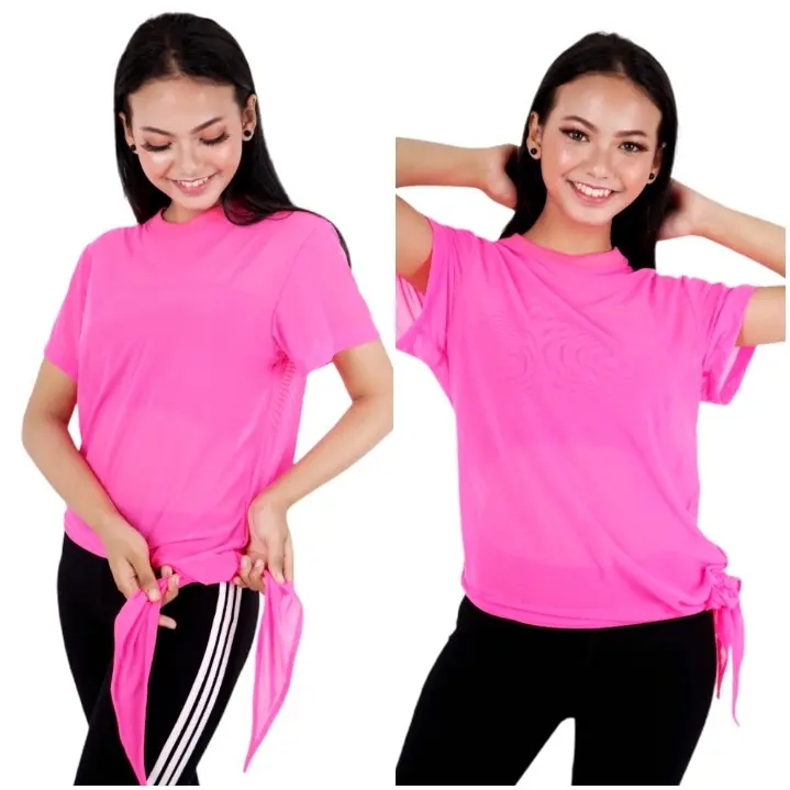 BAJU SENAM AEROBI/BAJU OLAHRAGA WANITA/OUTER SENAM/BAJU GYM/JARING/MESS/TILE/AEROBIC/TILE IKAT Atasan Sport 1
