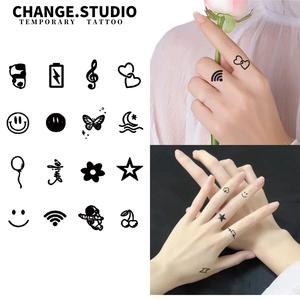 Hình Xăm Tạm Thời, Hình Ảnh Nhỏ Dễ Thương, Thích Hợp Cho Móng Tay, Kéo Dài Trong 15 Ngày, Không Thấm Nước Và Chống Chà Xát. Hình xăm dán