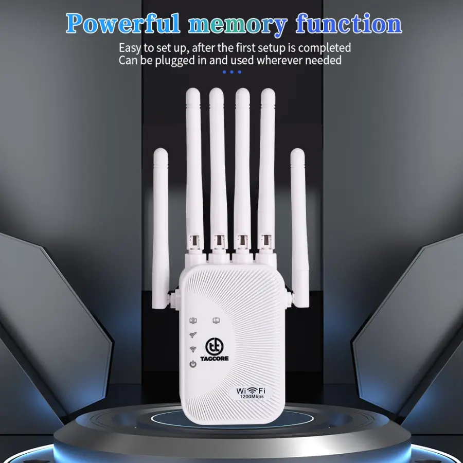 Wifi Repeater 6 Antena Wireless Repeater Extender/Wifi Signal Range Extender 1200M