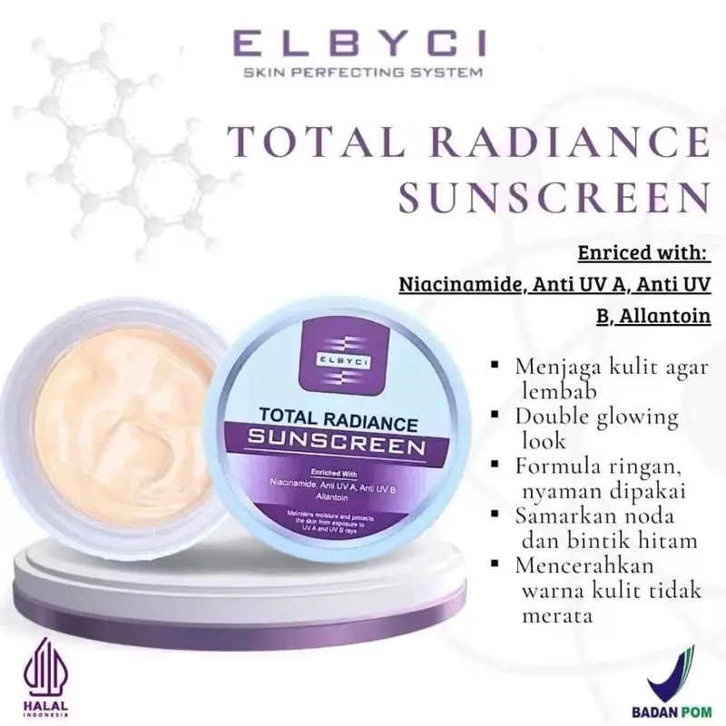 NEW ELBYCI SKINCARE- ALL SUNSCREEN DAY CREAM SIANG ELBYCI ADA DI ETALASE INI 5