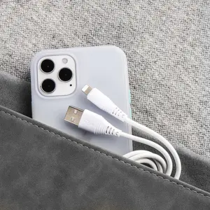 YLV Kabel Data & Charger USB to Type-C/USB to MIRCO/USB to Lightning 1 Meter Putih 5V/1.5A Support Transfer Data