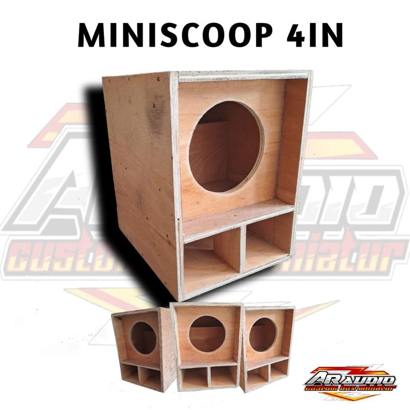 BOX MINISCOOP SPEAKER 4 IN MINIATUR SOUND SISTEM BAHAN SUPER - Shop ...
