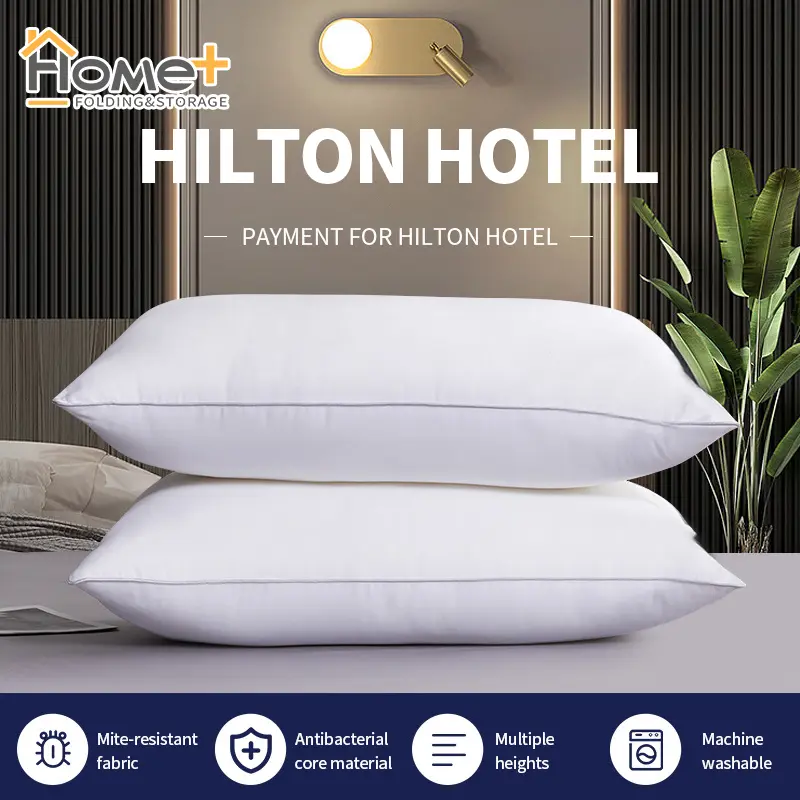 HOME+ Hilton 1000G Pillow Home Sleeper Pillow in Five-star Hotel 850g