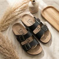 Gambar Porto Vintage LEO - Sandal Lebaran Ringan Pria Smooth Sintetis Kasual - Black, 40 dari Porto Footwear Kota Administrasi Jakarta Utara 3 Tokopedia