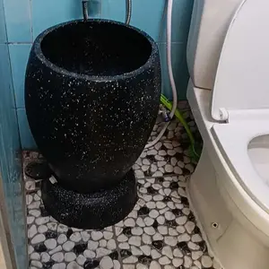 Bak mandi model guci mini finishing coating glossy. Aneka warna