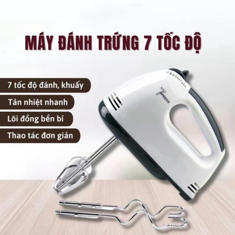 Máy Đánh Trứng Cầm Tay 7 Chế Độ, Công Suất 180W,Máy Tạo Bọt, Máy Đánh Bọt, Máy Trộn Kem, Máy Đánh Sốt, Máy Tạo Bọt Làm Kem,Máy Đánh Trứng Mini
