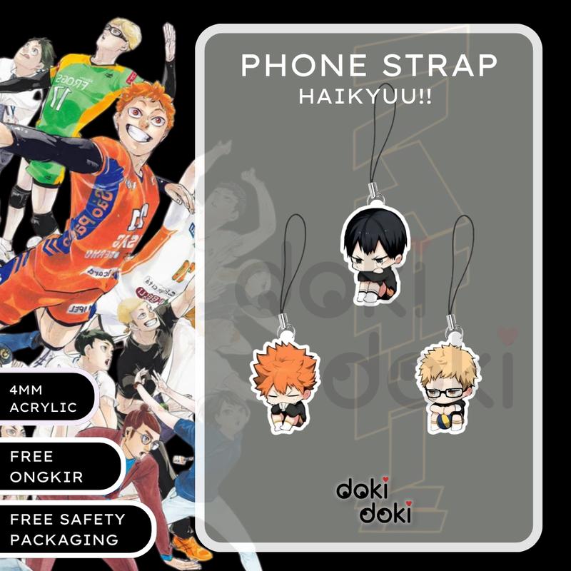 PHONE STRAP HP ANIME HAIKYUU!! HAIKYU!! 2 SISI 0