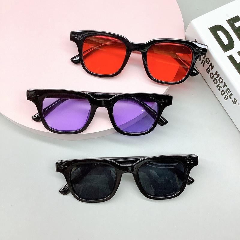 PL-WW004 Kacamata Hitam Wanita/Pria Sunglasses Korean Fashion Small Candy Color 6