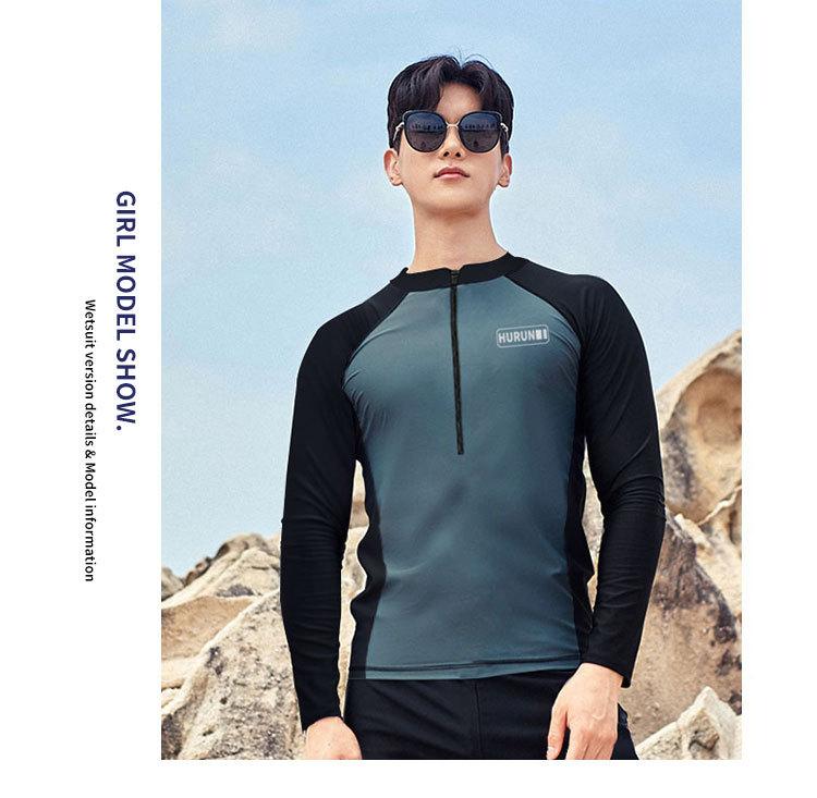 Product Introduction of Sun Protection Quick-Drying Diving Suit Men's Split Long-Sleeved Long Trousers Snorkeling Dive Skin Couple Warm Swimsuit Women's Surfing Suit 61