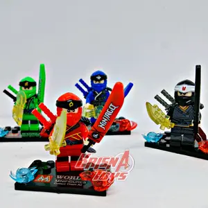 MAINAN BALOK SUSUN FIGURE NINJA/BRICKS NINJA WARIOR
