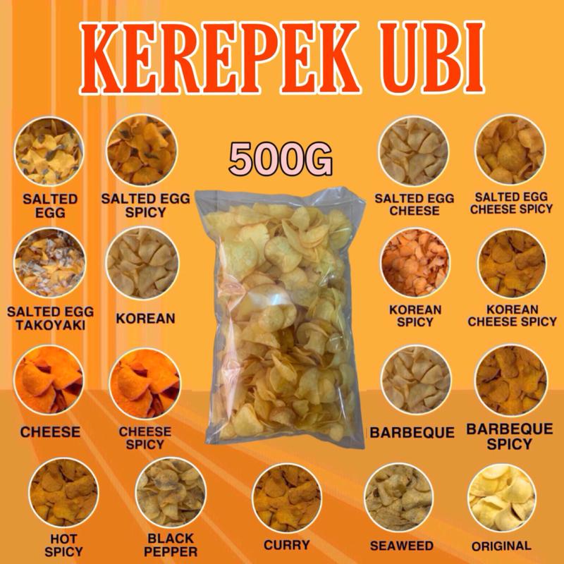 KEREPEK UBI [500 GRAM] - TikTok Shop Malaysia