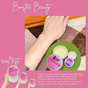 FREE BIBIT BOOSTER BEAUTY~ Booster beauty dosting (Pemutih badan 10× lebih cepat dan ampuh banget) Pemutih Memutihkan Lotion