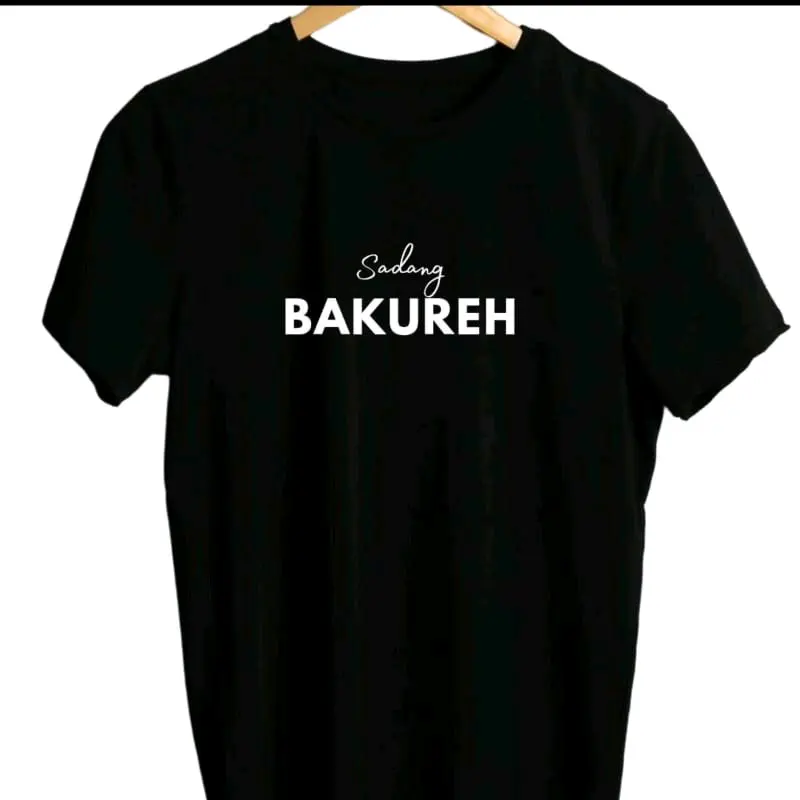 KAOS SADANG BAKUREH KAOS MINANG BAHAN COTOON COMBED 24s Distro