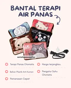 Bantal Air Panas Elektrik Bantal Panas Terapi Tubuh Punggung Leher Multifungsi