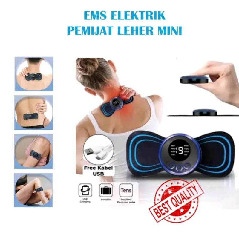 Alat Pijat Elektrik Terapi Leher Memijat Leher Listrik EMS PAD Akupuntur Pijat Punggung Pinggang Kaki Tangan Portable Mini Pad 0