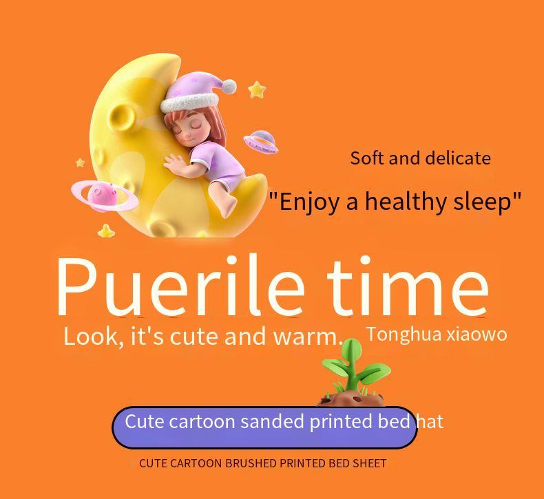 Product Introduction of New Kuromi 3in1 Fitted Bedsheet Single Super Single Queen King Size 【Bed sheet+pillowcase 3in1】Skin Friendly Cotton Mattress Dust Cover bedsheet  queen  size multicoloured  bed  sheets  hotel 39