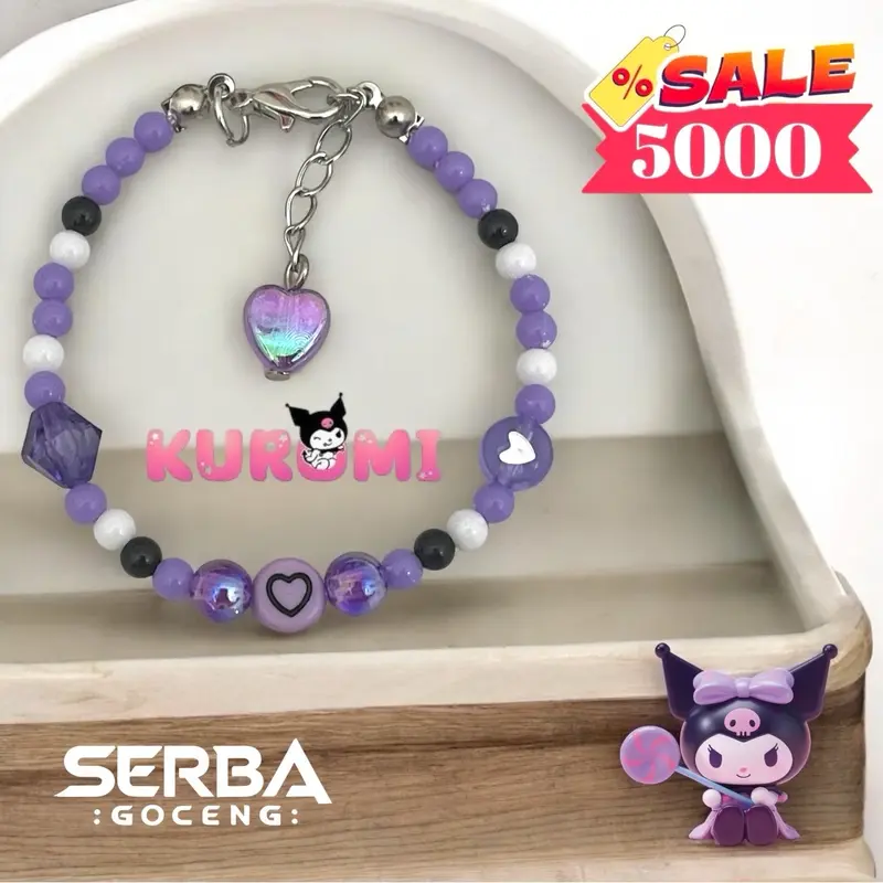 [BELI 2 GET HADIAH]  Gelang Anak 13cm Karakter Disney NETCUTE  Gelang manik manik Aksesoris Kids 1