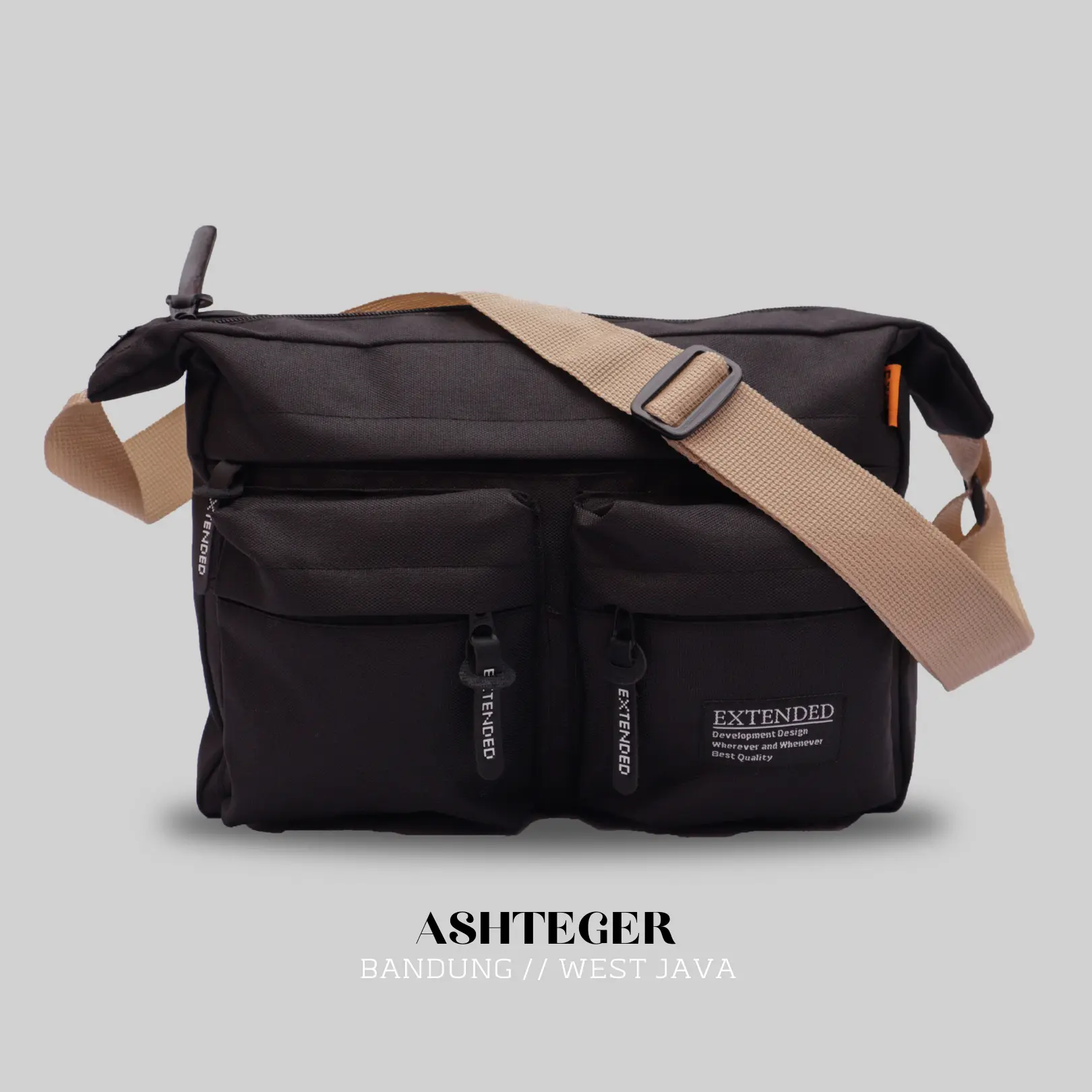Tas Selempang Pria Slingbag Pria Premium Casual Trendy Distro Sling Bag Slempang Kerja Sekolah Kuliah Messenger Murah