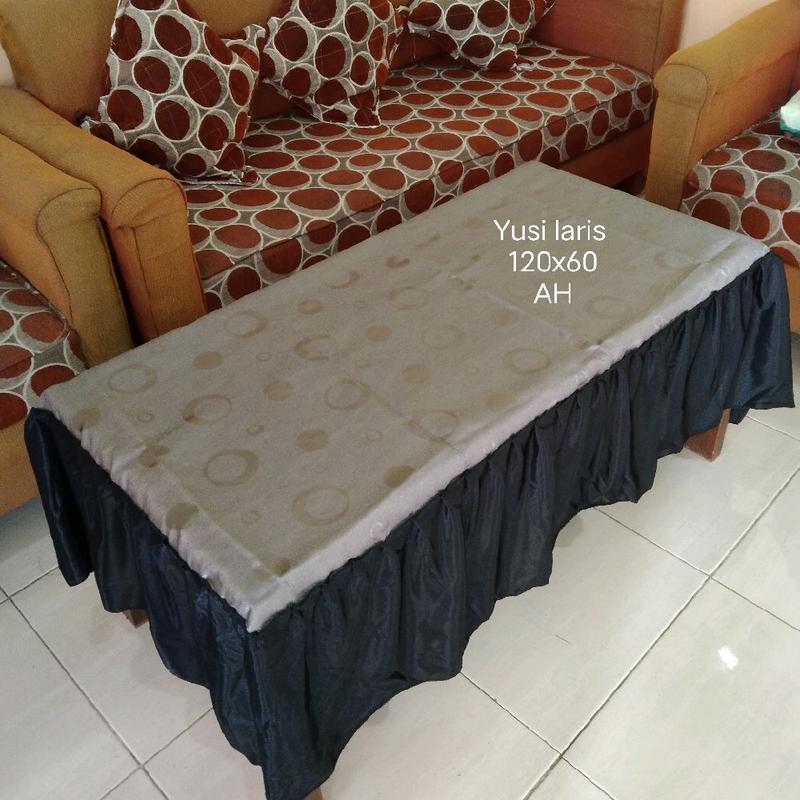 taplak meja ukuran 120x60 , taplak meja besar ,, taplak meja besar rumbai 5
