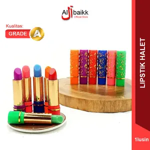 1 Lusin 12 Pcs - Lipstik Hare HALET Pelembab Bibir Arab Warna Warni Aroma Khas Untuk Menutrisi Bibir