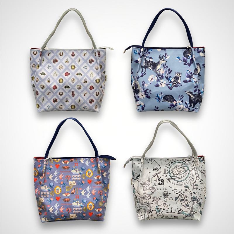 Túi Carry đựng hộp cơm vải canvas chống thấm – 2 ngăn có lót dây kéo chắc chắn – Túi xách văn phòng tiện lợi