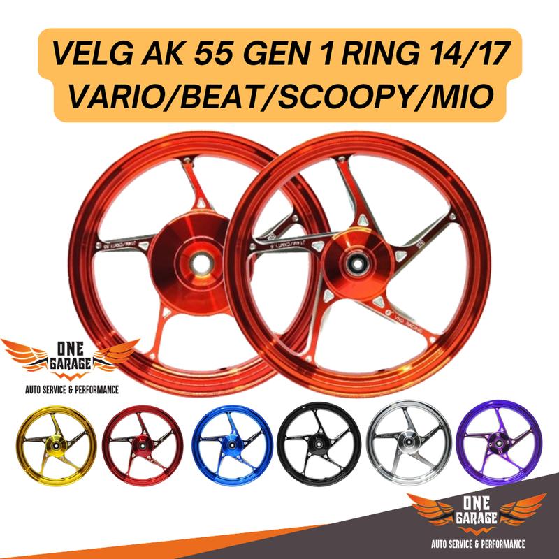 Product Introduction of Velg VND AK 55 Ring 14 17 Vario Beat Scoopy Spacy Genio 125 150 160 CBS Accessories Motorcycle Ban Mesin Sporty 1