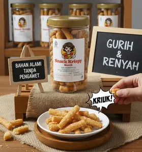 [HALAL] Toples Stik Gabus Lezat Renyah Camilan Manis Menggoda | Hampers Gemas Hari Raya Ramadhan, Camilan Sempurna untuk Pertemuan
