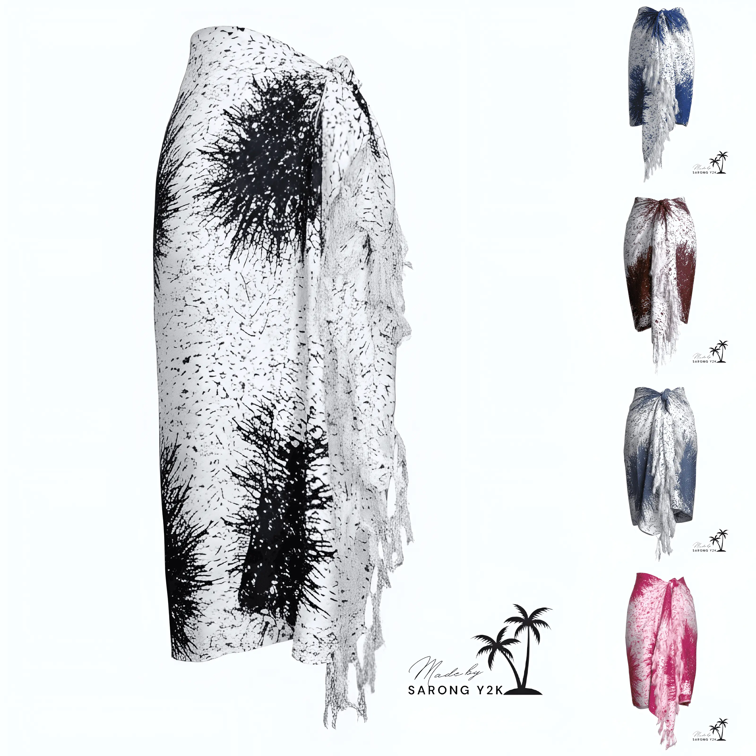 Sarong/Pareo/Kain pantai/Kain bali Motif Akar Rumbai