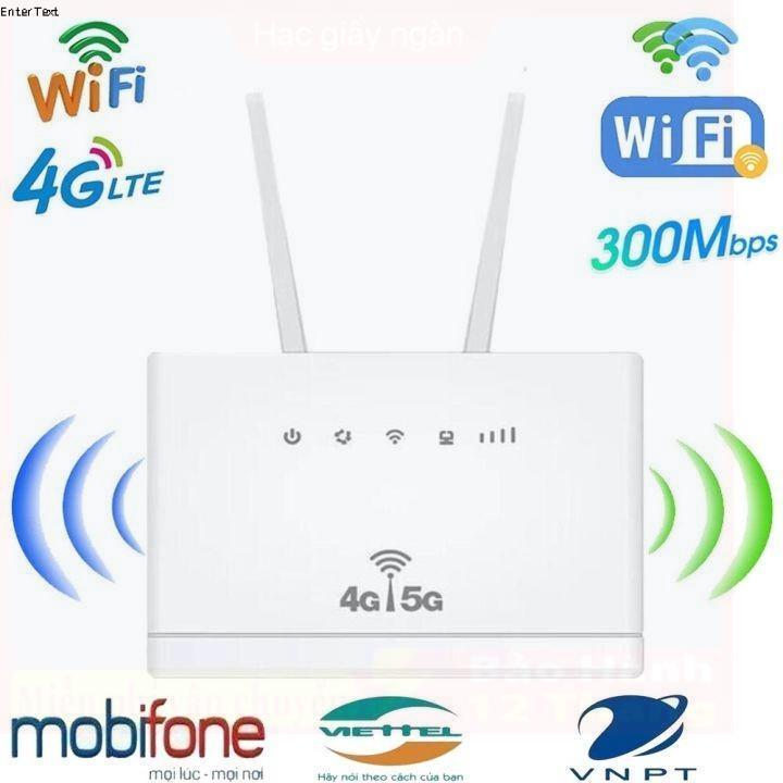 Bộ định tuyến không dây Lắp SIM tận hưởng WIFI 4G/5G tốc độ cao Hỗ trợ tất cả…