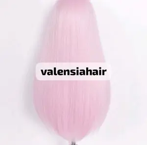 Wig Karakter Anime Soft Pink Berkualitas dengan Kemampuan Dicuci dan Dicatok (VH)